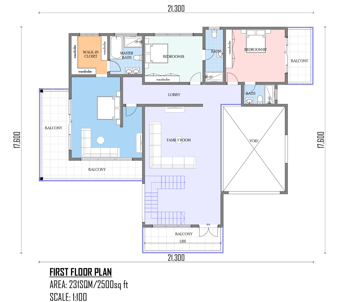 Modern Villa House Plan