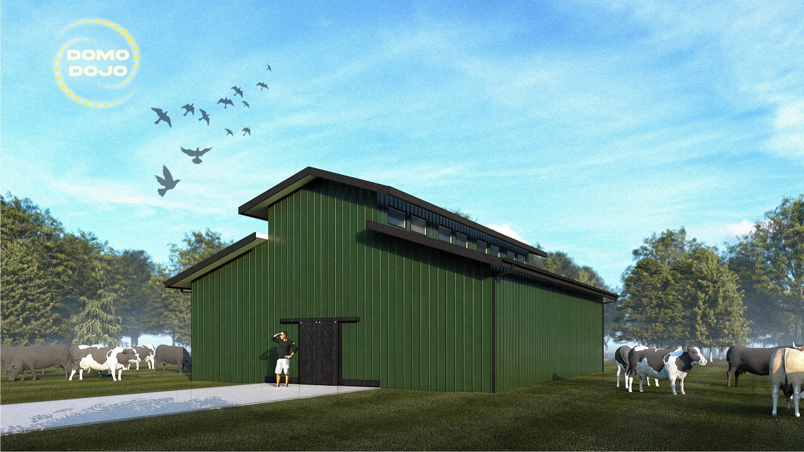 Lofty Stable Agricultural Building Plans – PDF Downloadable Blueprint