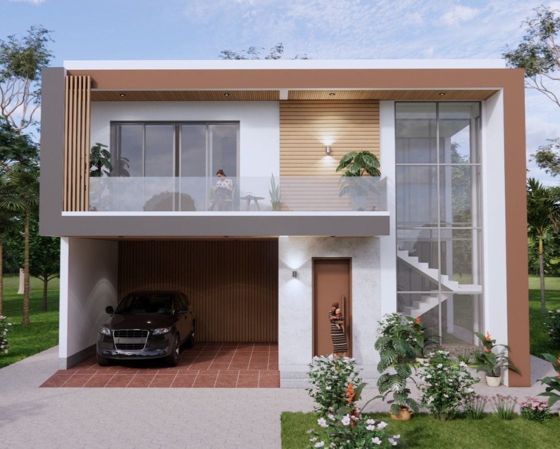 36×49 Feet House Plan 11×15 Meter 5 Bed 7 Bath Slab Roof CAD, PDF, &A4 Hard Copy