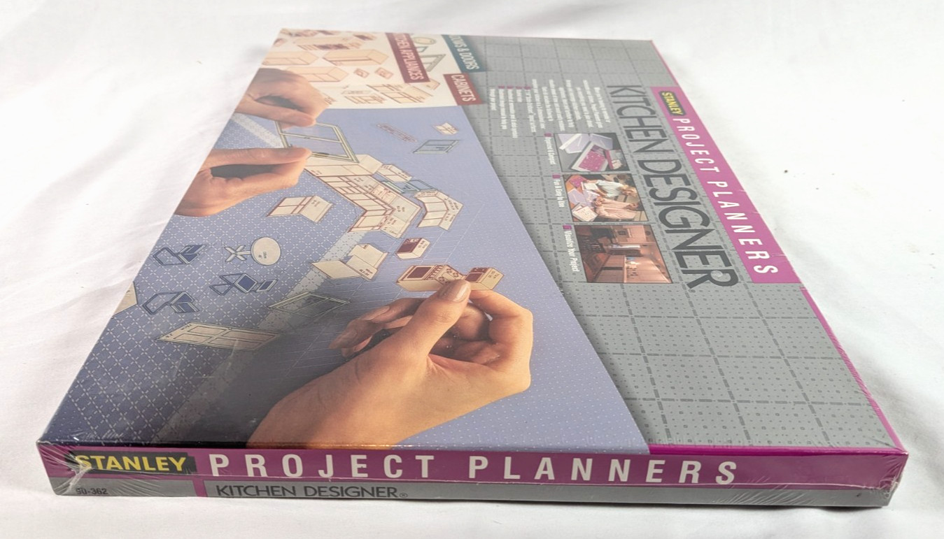 Stanley Project Planners Kitchen Designer Vintage 1988 SEALED