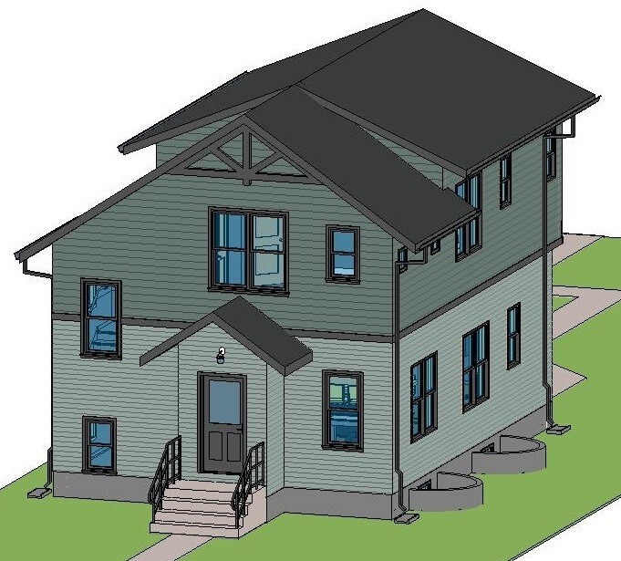 Custom Home House Building Plans 5 bedroom 2126 sq ft – Blueprints – PDF files