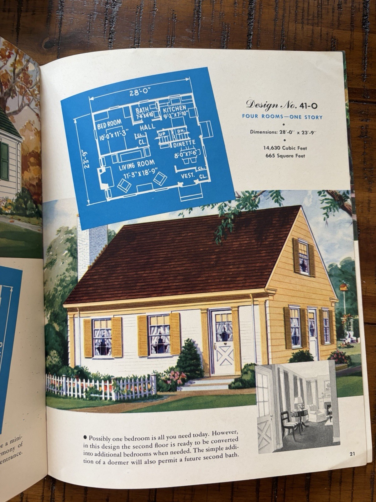 Vintage 1949 MCM Mid Century Home Designs House Plans Designs Catalog