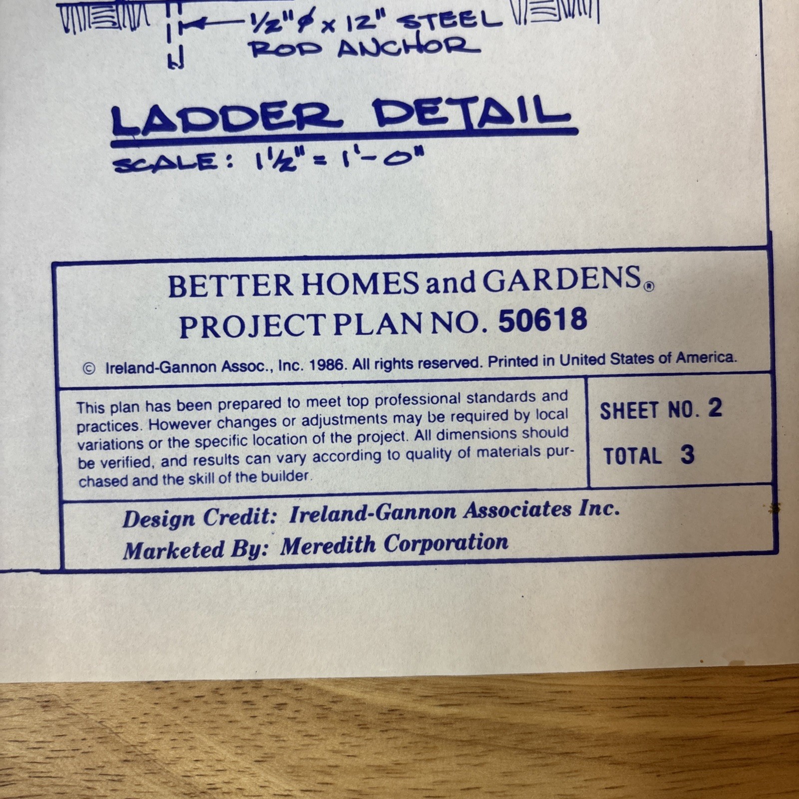 Better Homes & Gardens Project Plan No 50618 Design Ireland-Gannon Prints 1986
