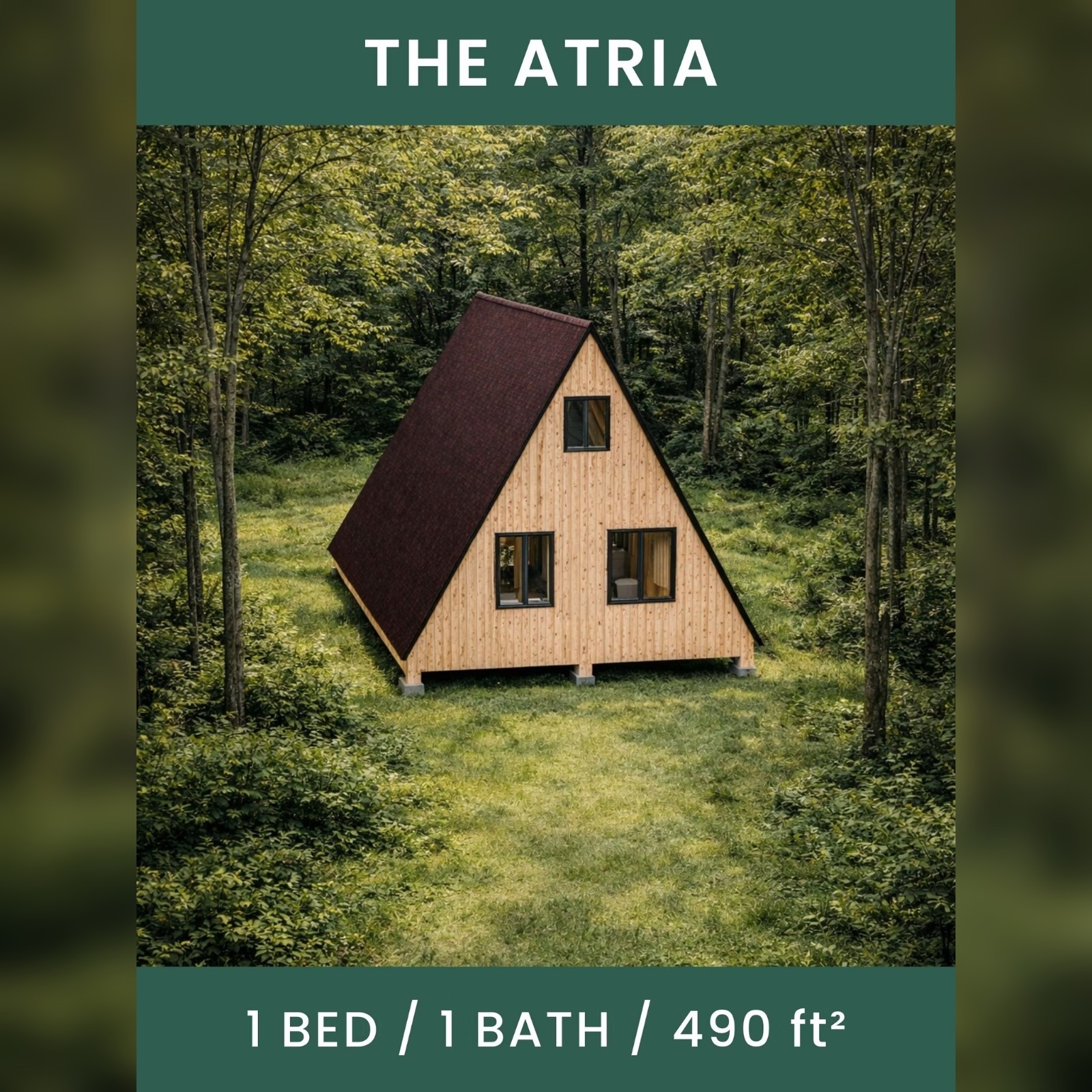 The Atria Tiny House Blueprint Set