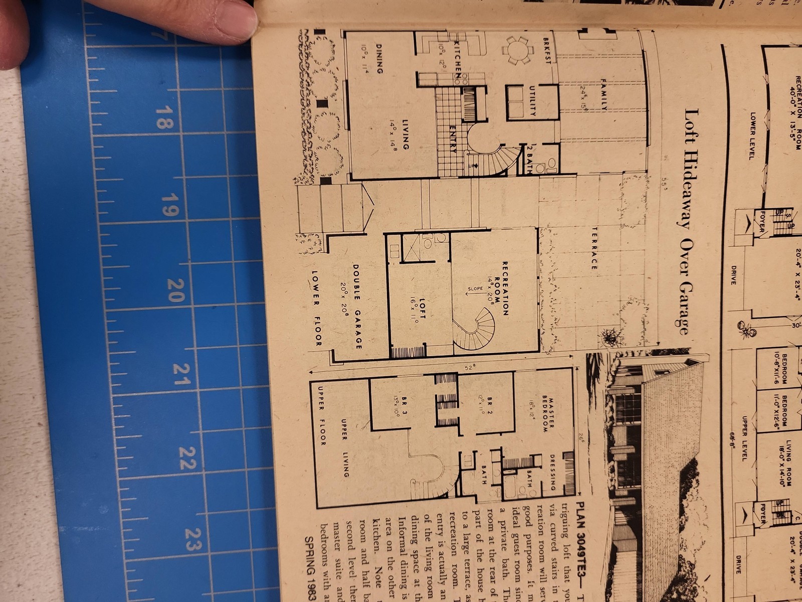 101 Home Plans Spring 1983 Edition Science & Mechanics Blueprints House Designs