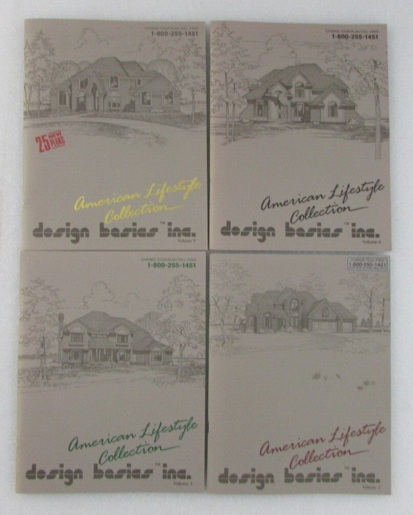 4 Design Basics American Lifestyle Collection with 1997 Builder’s Almanac & More