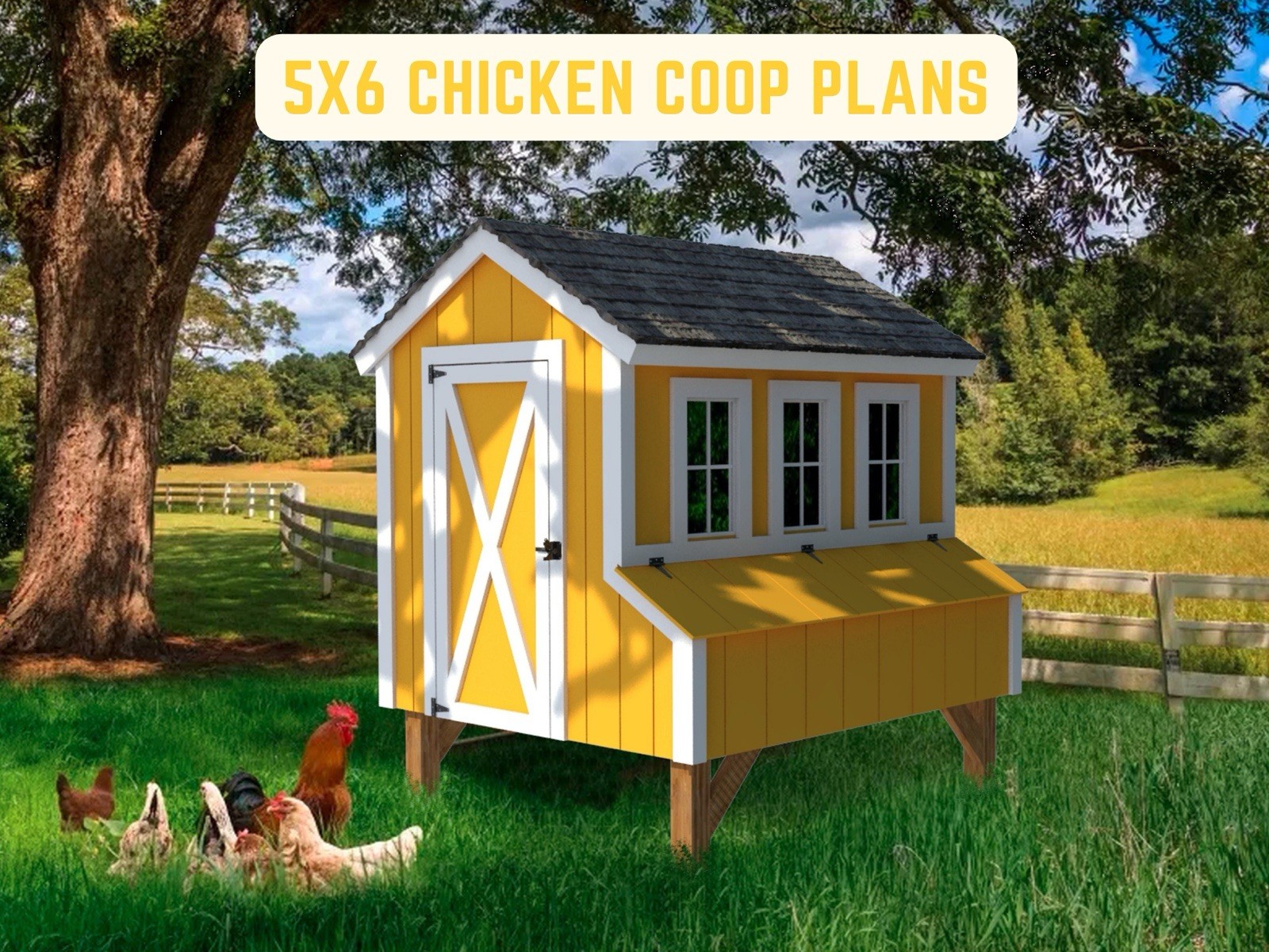 Chicken Coop Building Plans| Digital Download| Diy Chicken Coop | Instant