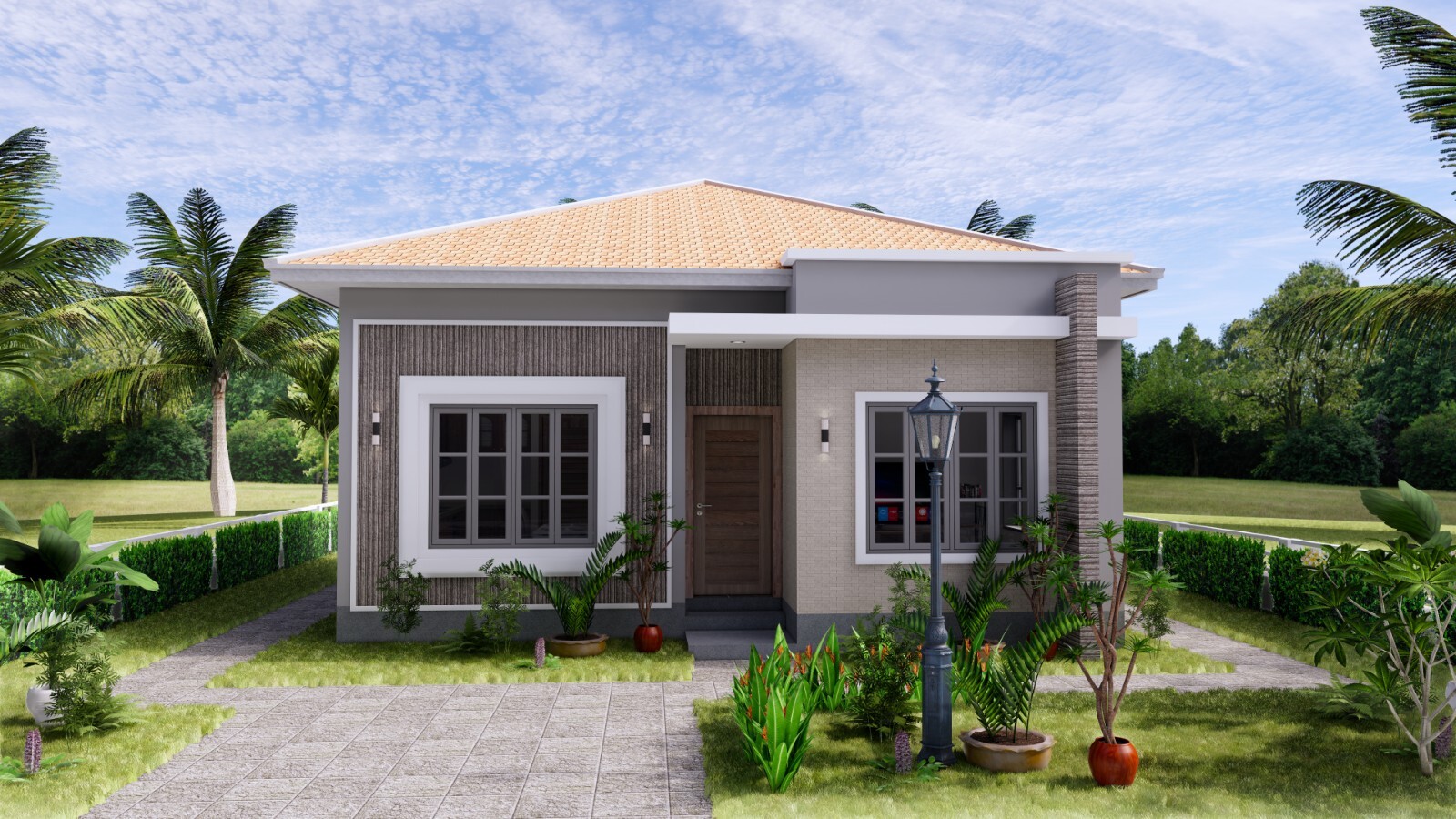 27×30 Feet Small House Design Plans 8×9 Meter 2 Beds 1 Bath Hip (A4 Hard Copy)