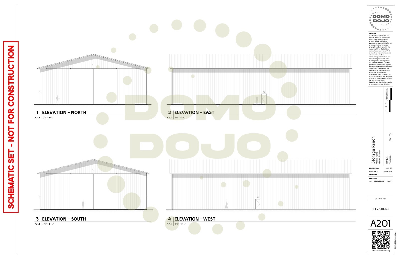 Storage Ranch Agricultural Building Plans – PDF Downloadable Blueprint