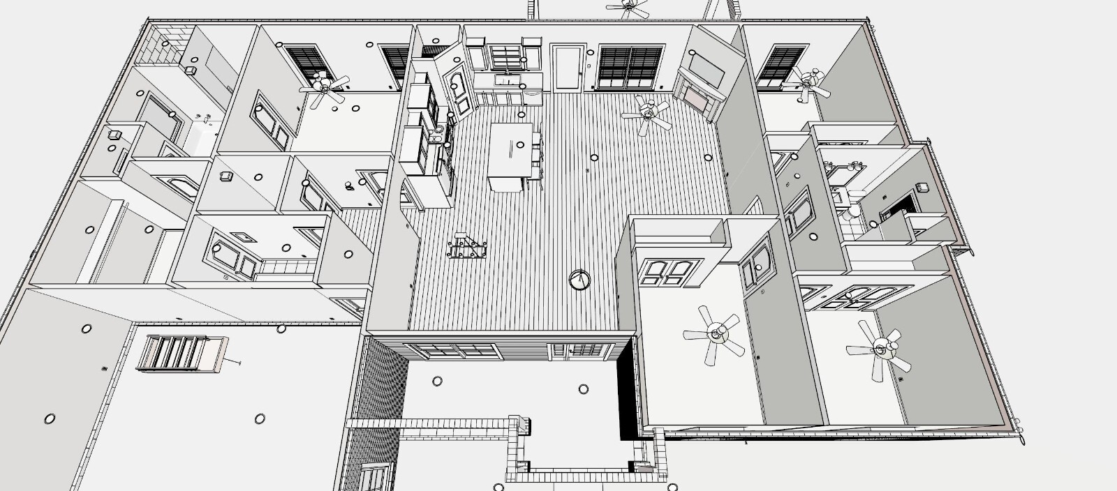1994 sq.ft., 4 Bedroom, 2.5 Bath, 2-car garage – Craftsman Home Plan