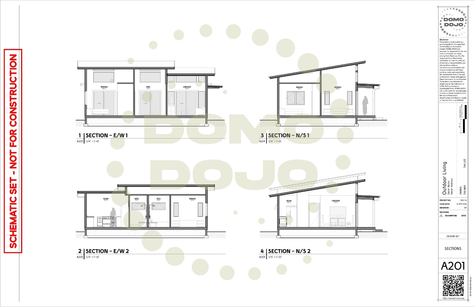 Outdoor Living ADU Plans – PDF Downloadable Blueprint