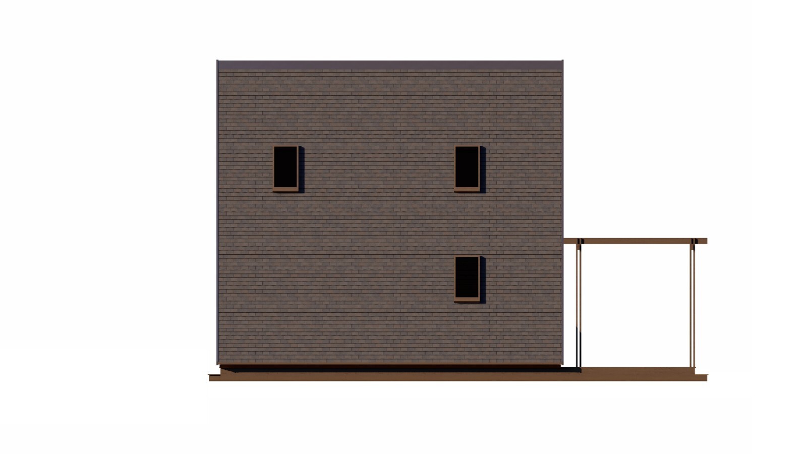 22’x38’ 2 Beds, 1 Bath Small A-Frame Cabin Architectural Build Plans PDF.