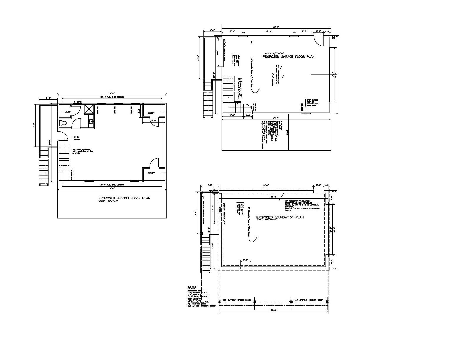 26’X36′- 36’X26′ GARAGE PLANS GAMBREL ROOF GARAGE PLANS 23-2636-GMB-11