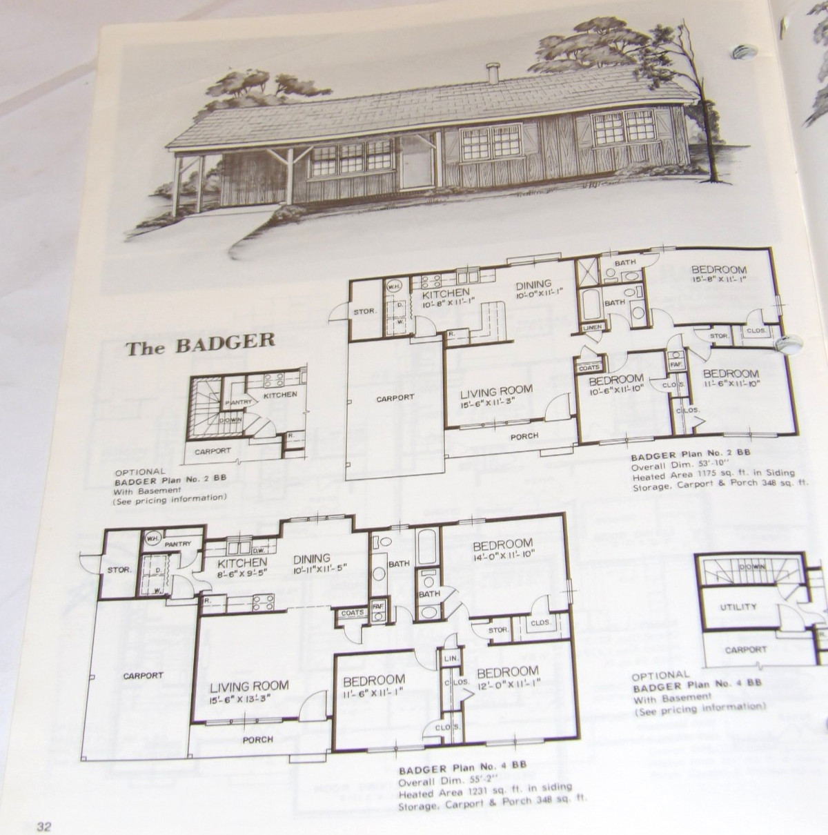 VTG 1979 ‘HOMES OF TODAY’ 3 AND 4 BEDROOM CATALOG OF HOUSE PLANS! LAYOUTS/PICS!