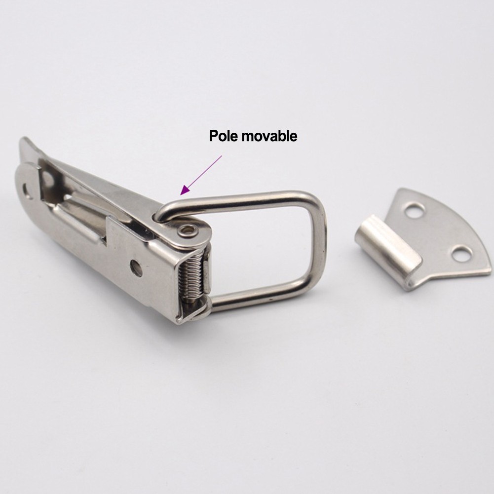 High Quality Stainless Steel Spring Loaded Case Box Latch Catch (4PCS)