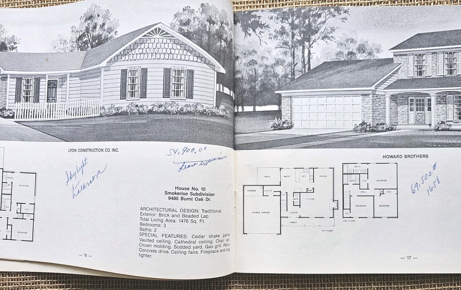 1983 Parade Of Homes Mobile Al Home Builders Ass. House Plans Book