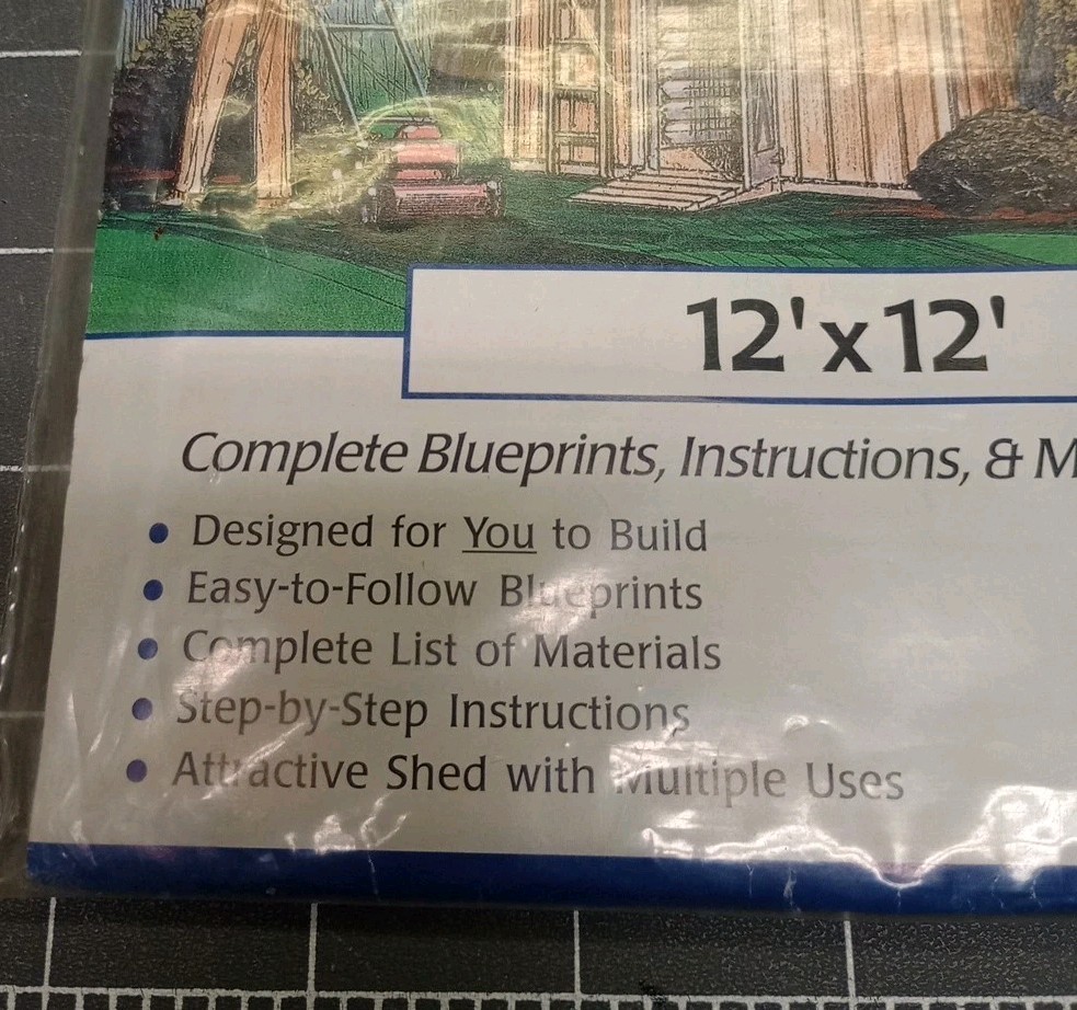U Can Do It Yourself Storage Shed Playhouse Loft Blueprints Plans Instructions
