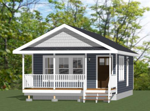 18×30 Tiny House — 540 sq ft — PDF Floor Plan – Model 4A