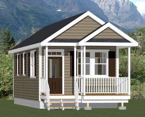 14×32 Tiny House — 447 sq ft — PDF FloorPlan — Model 1D