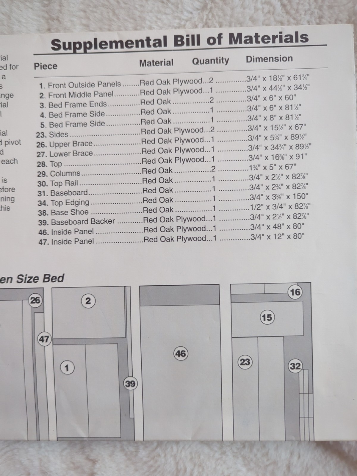 Easy Fold Down Bed Plans Create Space Saving Bedroom Furniture Craftplans 1993