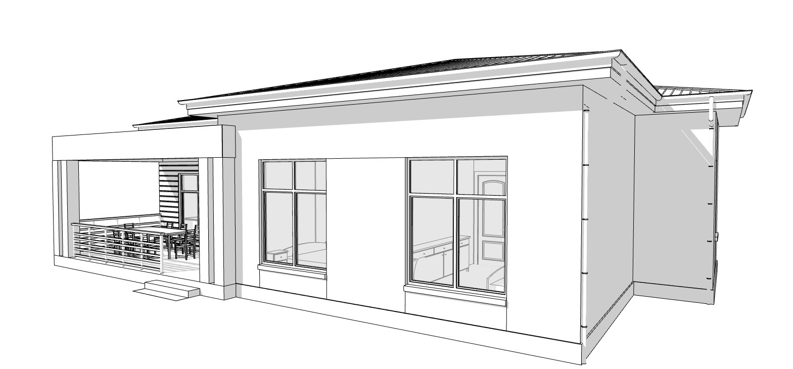 39’x49’ 3 Bed, 2 Bath Charming Single-Story House Architectural Build Plans PDF.