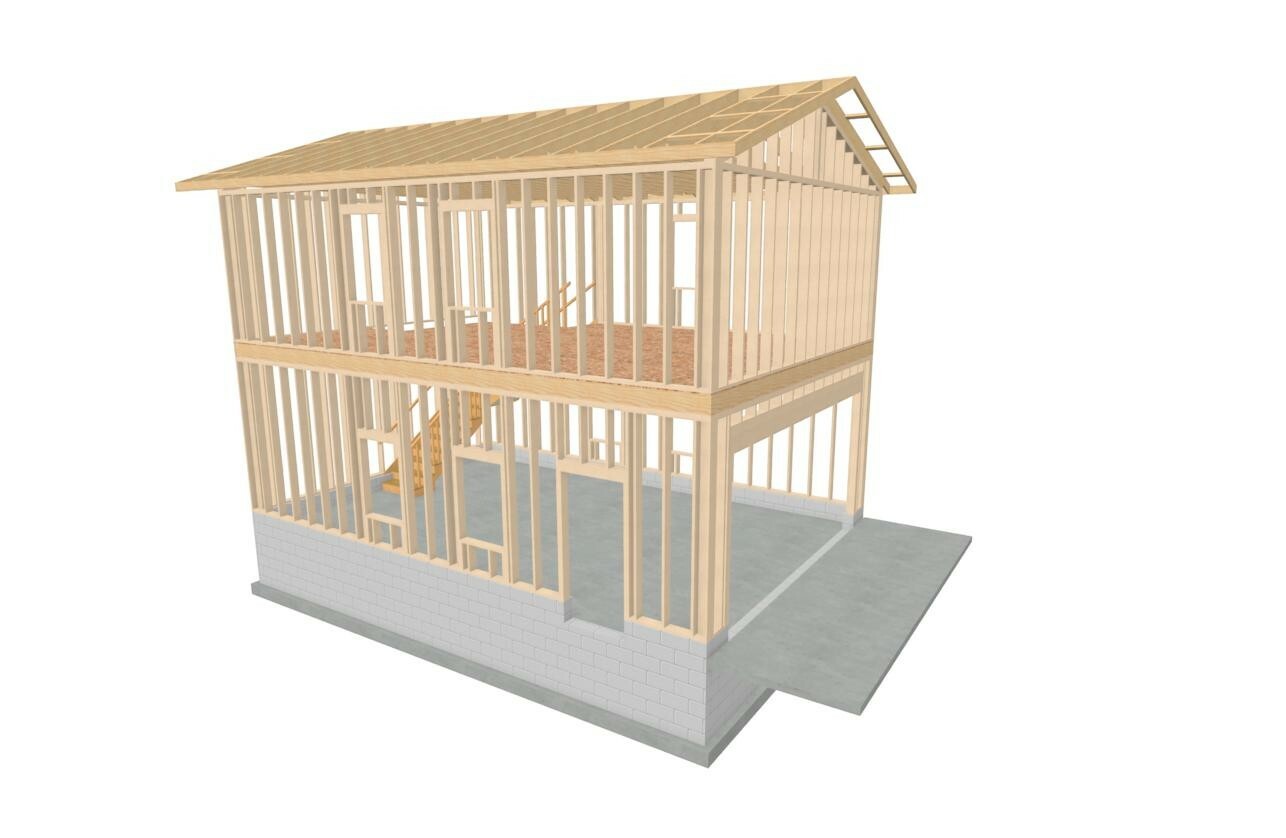 home building plans GIGA Garage Blueprints Plans 20′ x 30′ Two Car Garage
