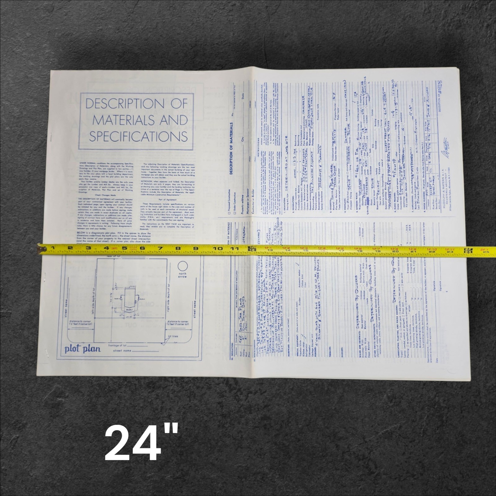 Vintage 1979 Matern Design 965 Blueprints 11-Page Solar Energy Edition Rare