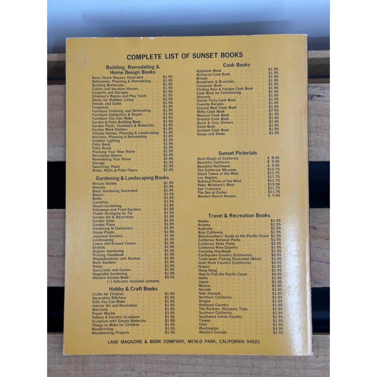 Sunset Ideas for Planning Your New Home MCM Architecture Book 1972 2nd Ed