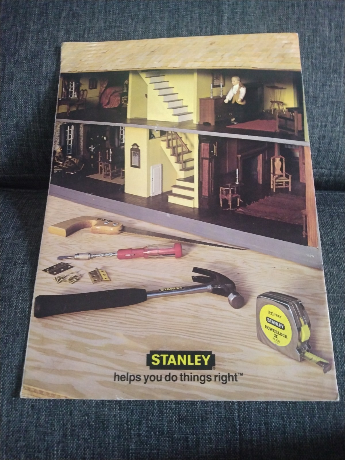 Vintage 1978 Colonial Dollar House Layout Plans By Stanley, “As See On TV”