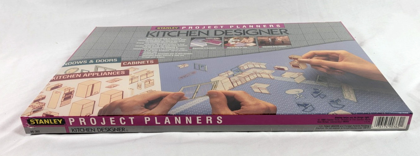 Stanley Project Planners Kitchen Designer Vintage 1988 SEALED