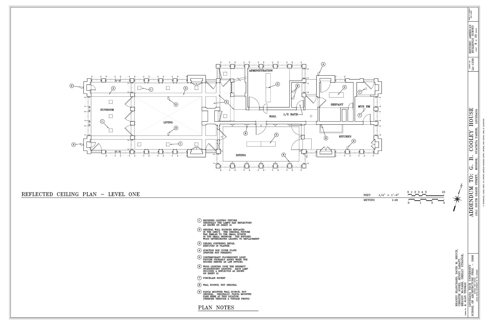Prairie Style home by Walter Burley Griffin, 5 bedrooms, brick/wood house plans