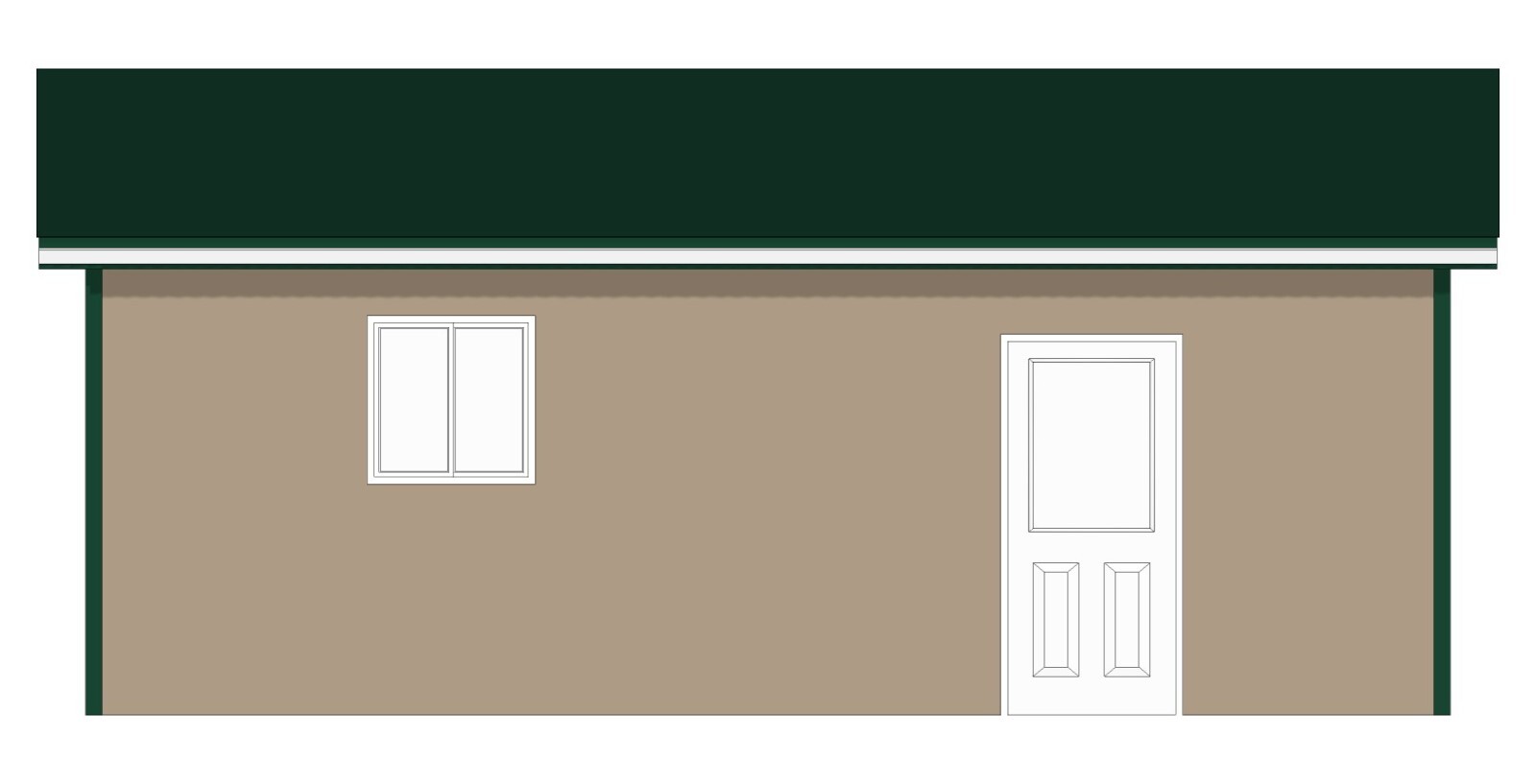 Blueprint for 16′ x 24′ – Post Framed Garage/Shop Plans (Pole Barn)