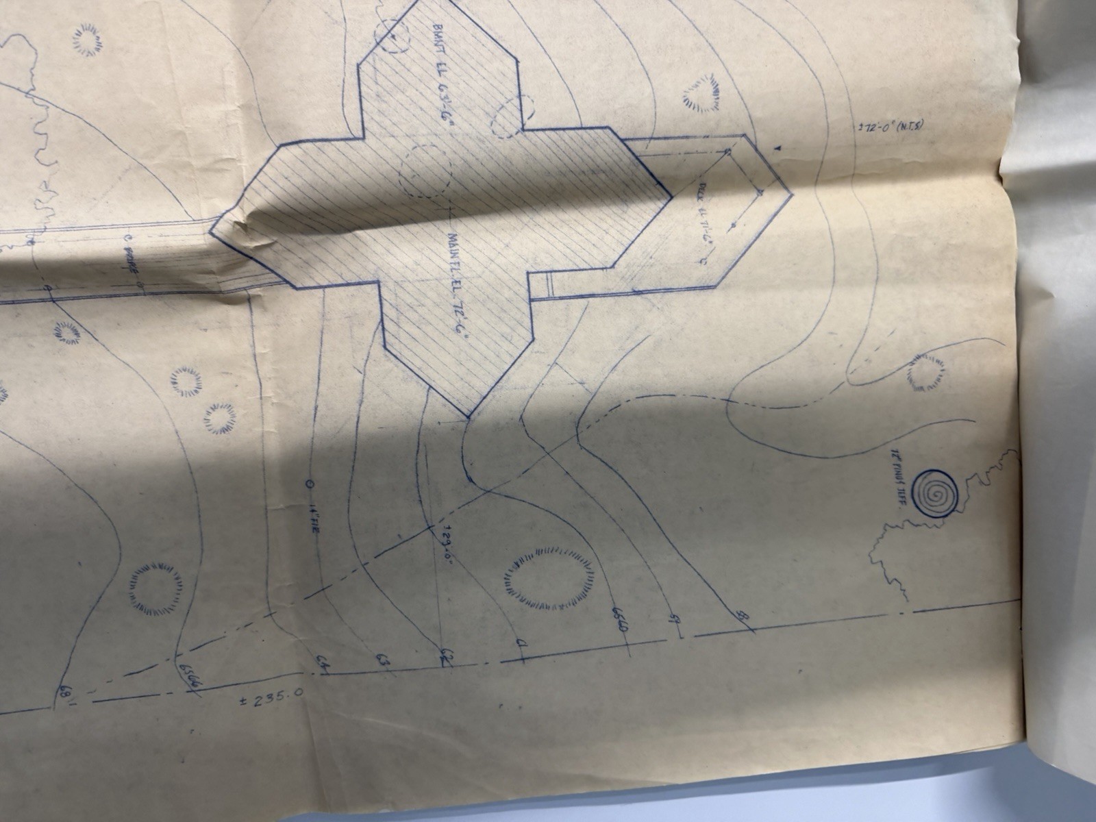 Vintage 1963 Lake Tahoe Alpine Meadows MCM Cabin Blueprints Mid Century
