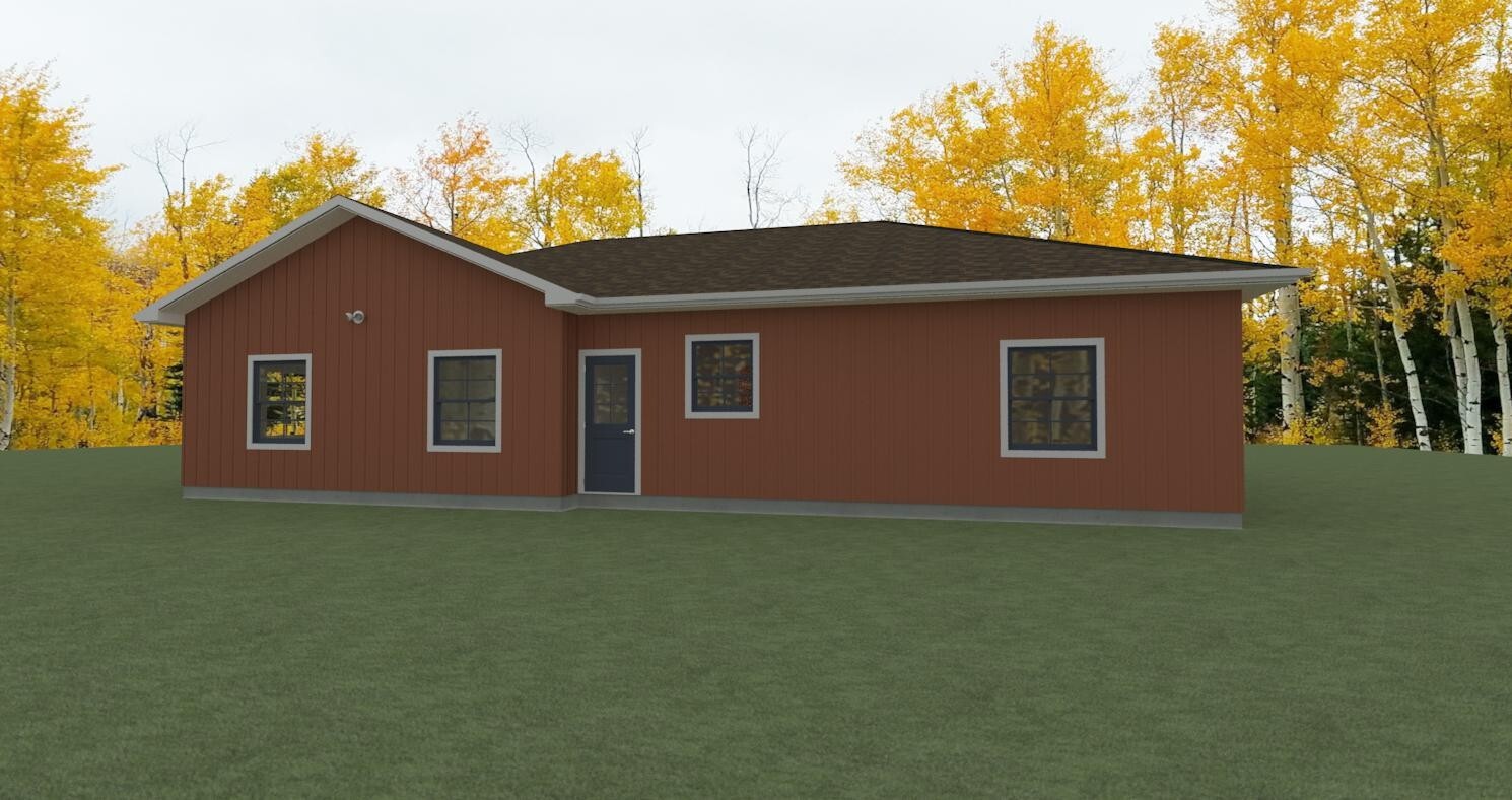 Custom 2 Bedroom 2 Bath 2 Car Garage House Plans  1149sqft Plan #2195