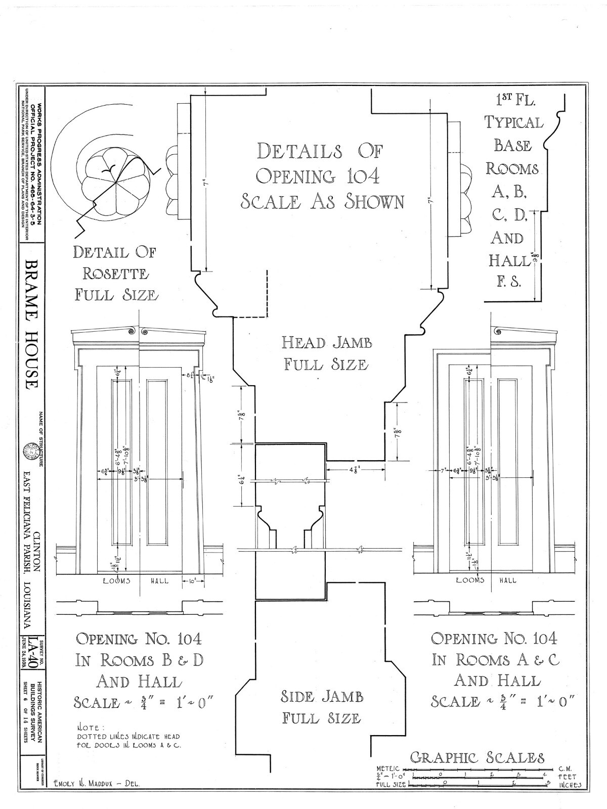 Architectural House Plans, Southern Style Antebellum country home w/ cottage