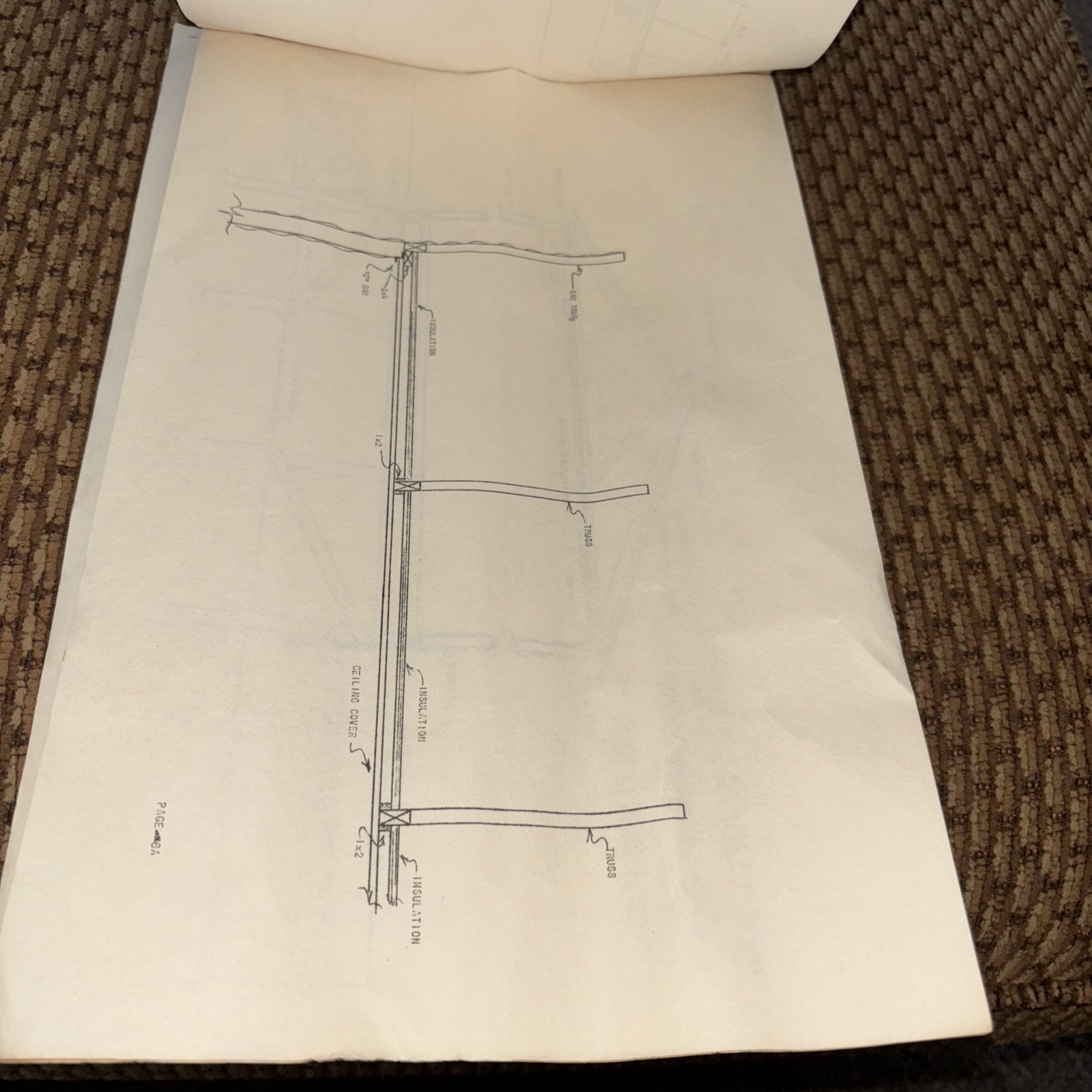 Vintage Instructions For Erecting An “Easy Way” Pork Factory. Floor Plan, Gates