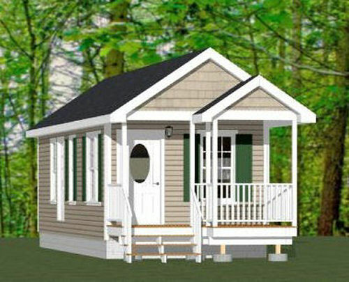 12×32 Tiny House — 384 sq ft — PDF Floor Plan — Model 1C