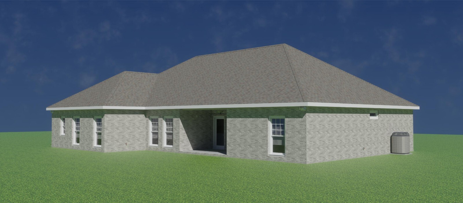 2120 sq.ft., 4 Bedroom, 3 Bath, 2-car garage – Craftsman Home / House Plan