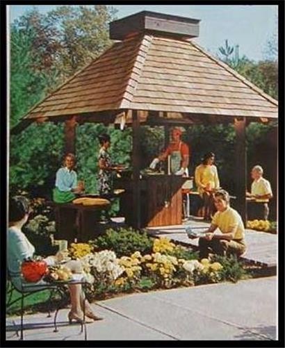 Barbecue Cookout Gazebo TeaHouse Timber Frame HowTo build PLANS