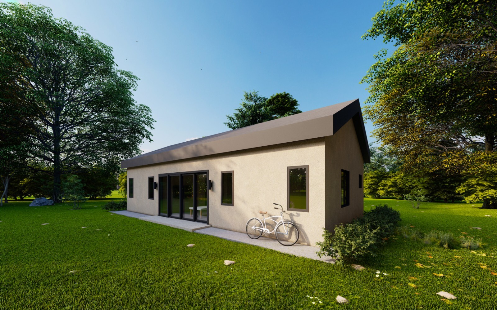 2 Bedroom ADU house plan with 40’X20′ (800 sq. ft.) | PDF Download