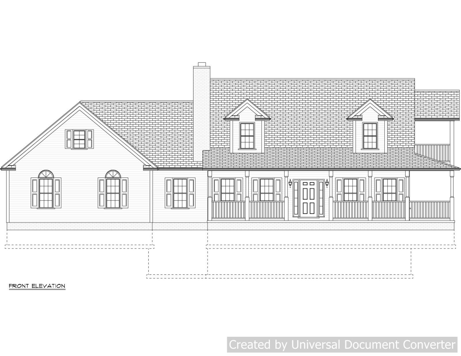 Full Set of two story 3 bedroom house plans 1,960 sq ft