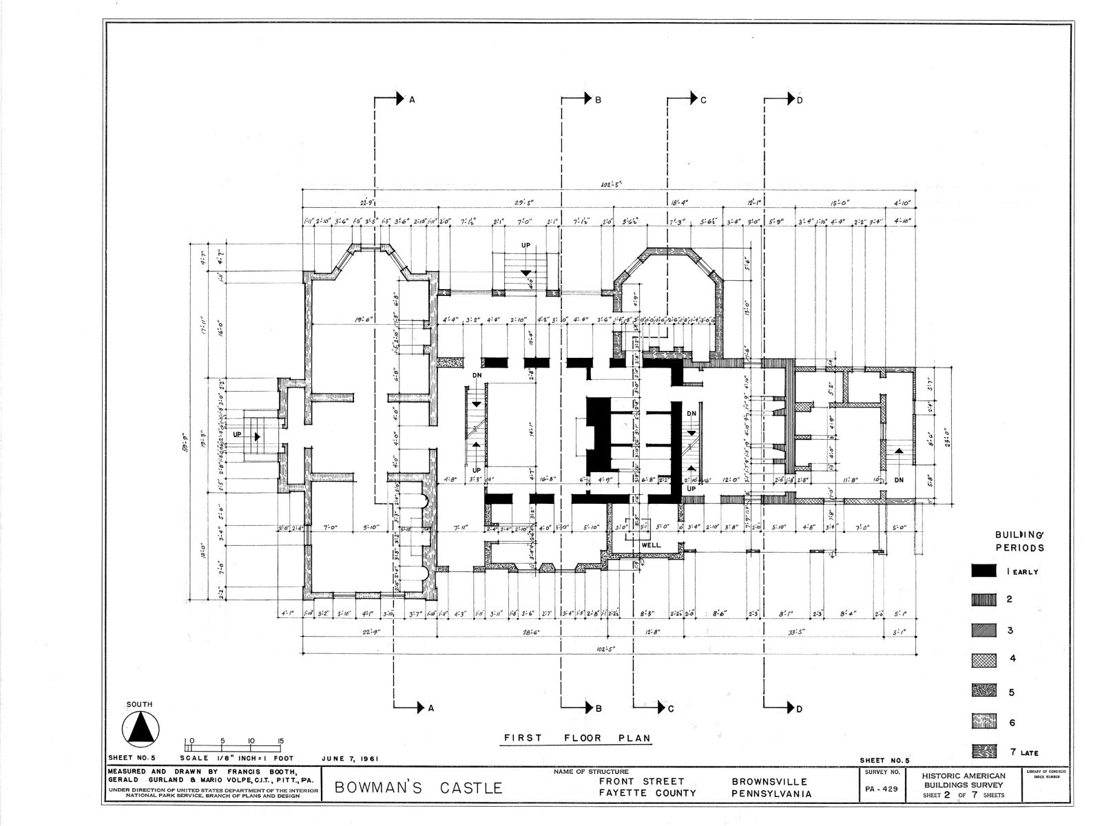 Tudor Style Victorian castle, detailed house plans