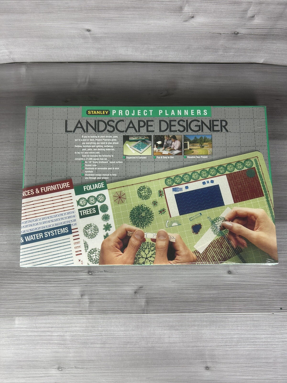 Vintage Stanley Project Planner Landscape Designer 1988 New Sealed