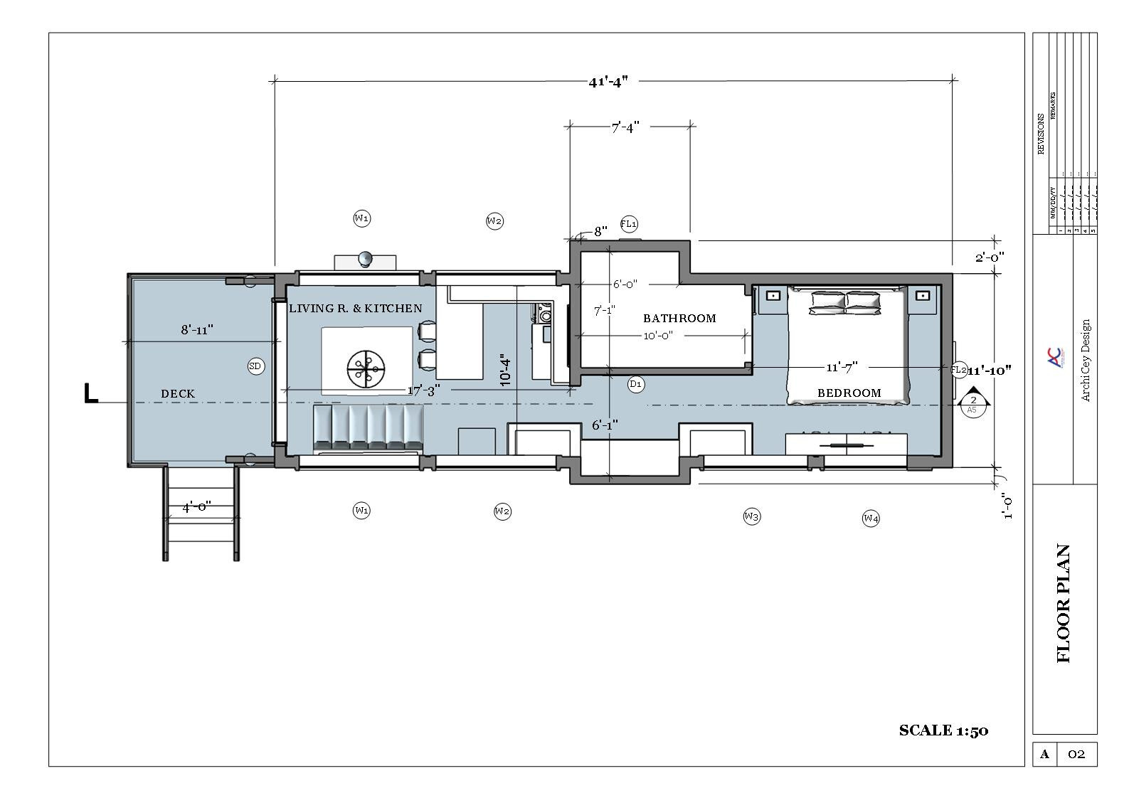 American Style Modern Cottage House Plan with 3D images & PDF Blueprints,DWG