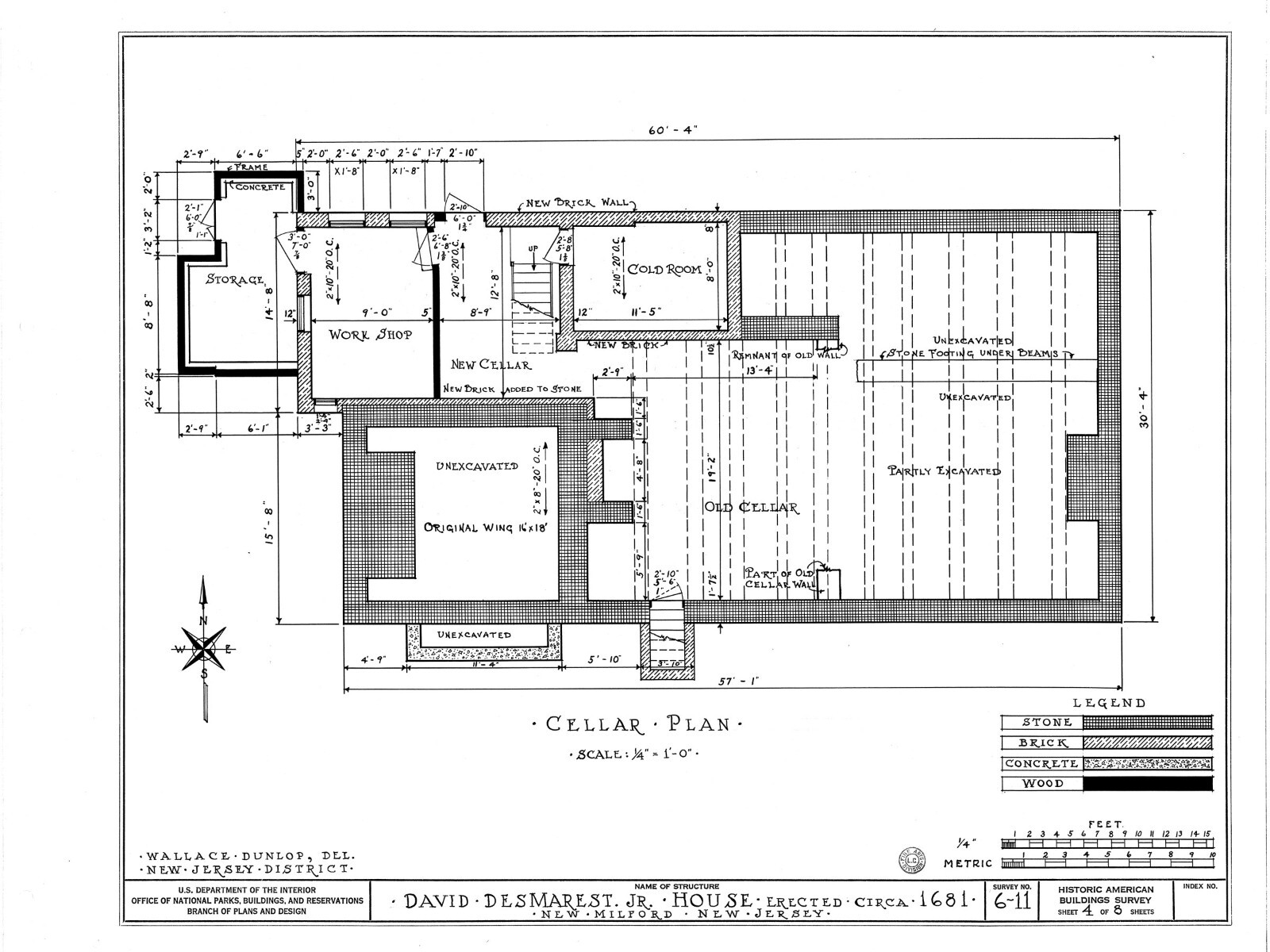 Dutch Colonial Gambrel Roof farmbouse, architectural plans, 3 Bedrooms, 2 Baths