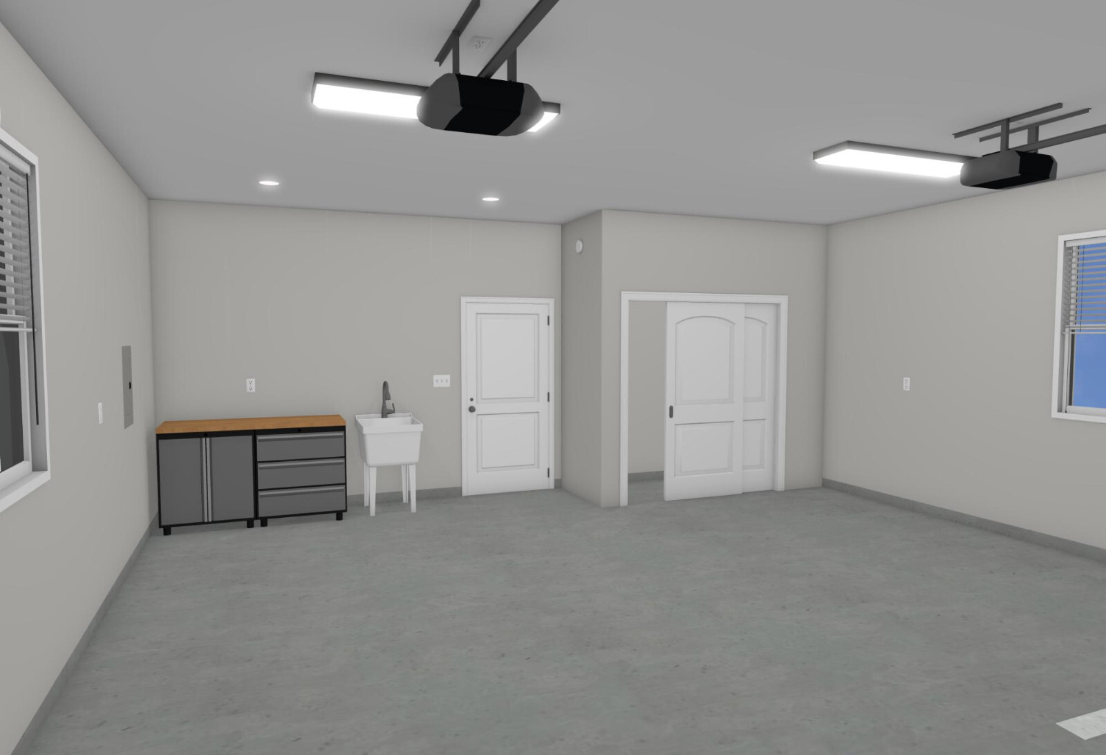 Garage Apartment (ADU) – 1 BR/1BA w/ Loft – Full House Plans, Blueprints #30010B