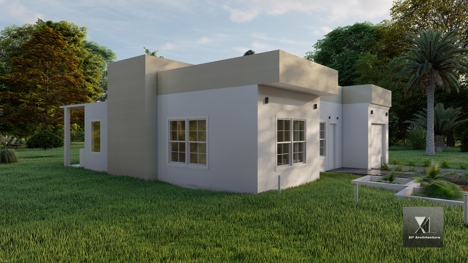 Contemporary House 114 m2 – 2 Bedrooms- 2 Bathrooms – Plan PDF