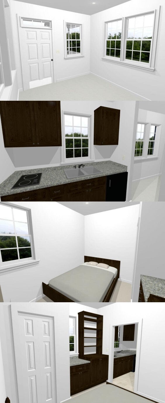 10×30 Tiny House — 300 sq ft — PDF Floor Plan — Model 1