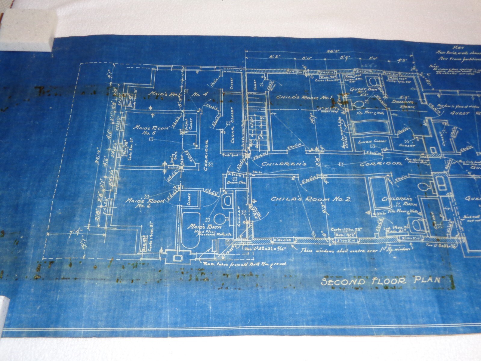 1927 Glen Cove New York James S. Nussear Rare Unique House Architectural Plans