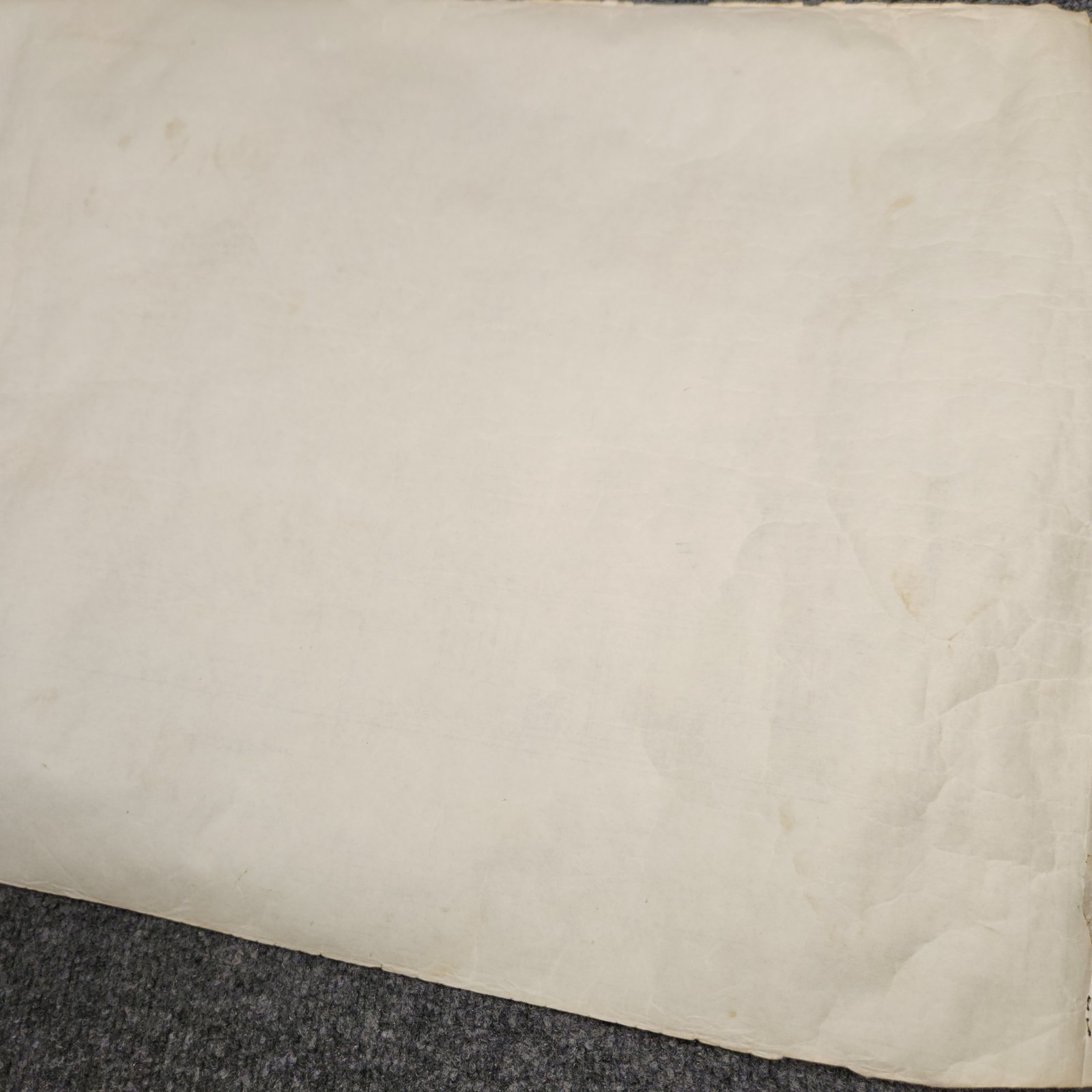 Vintage House Blueprint 33×17 1964 Mid Century Modern Drawing Art Glen Ellyn IL